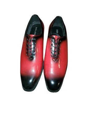 Boland Red & Black Men's Dress Oxfords Size 13